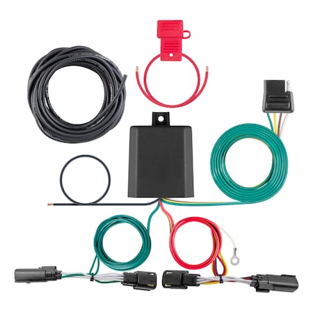 Curt Custom Wiring Harness, 4-Way Flat Output, Select Ford Escape 56448